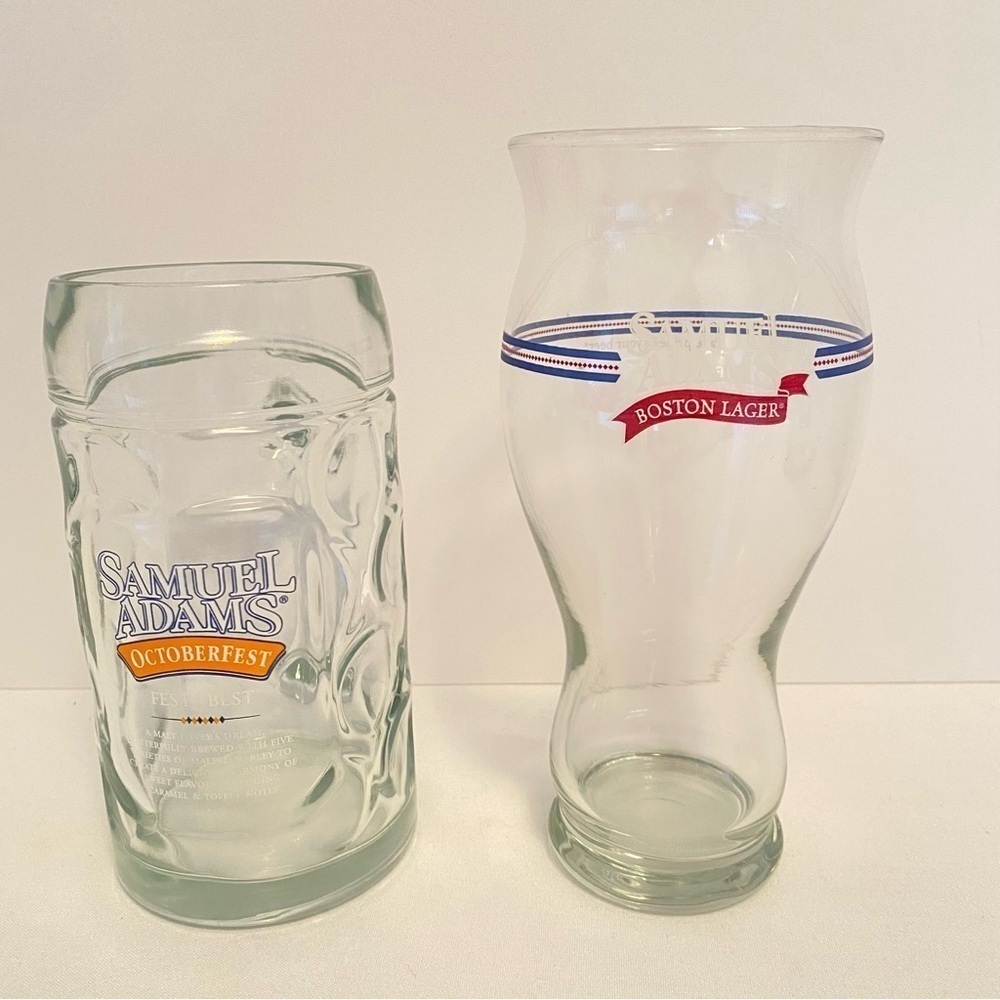 Samuel Adams Octoberfest Mug & Samuel Adams Boston Lager Beer Glass Set of 2
